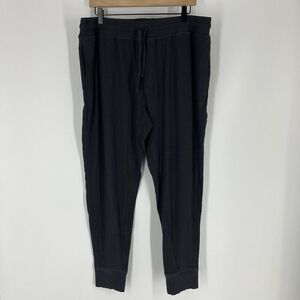 Tommy John Pants Size XL Mens Phantom Gray Brushed Rib Lounge Joggers Pull On